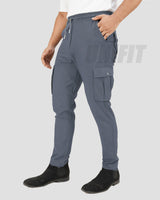 Men's premium cargo pant-Ash