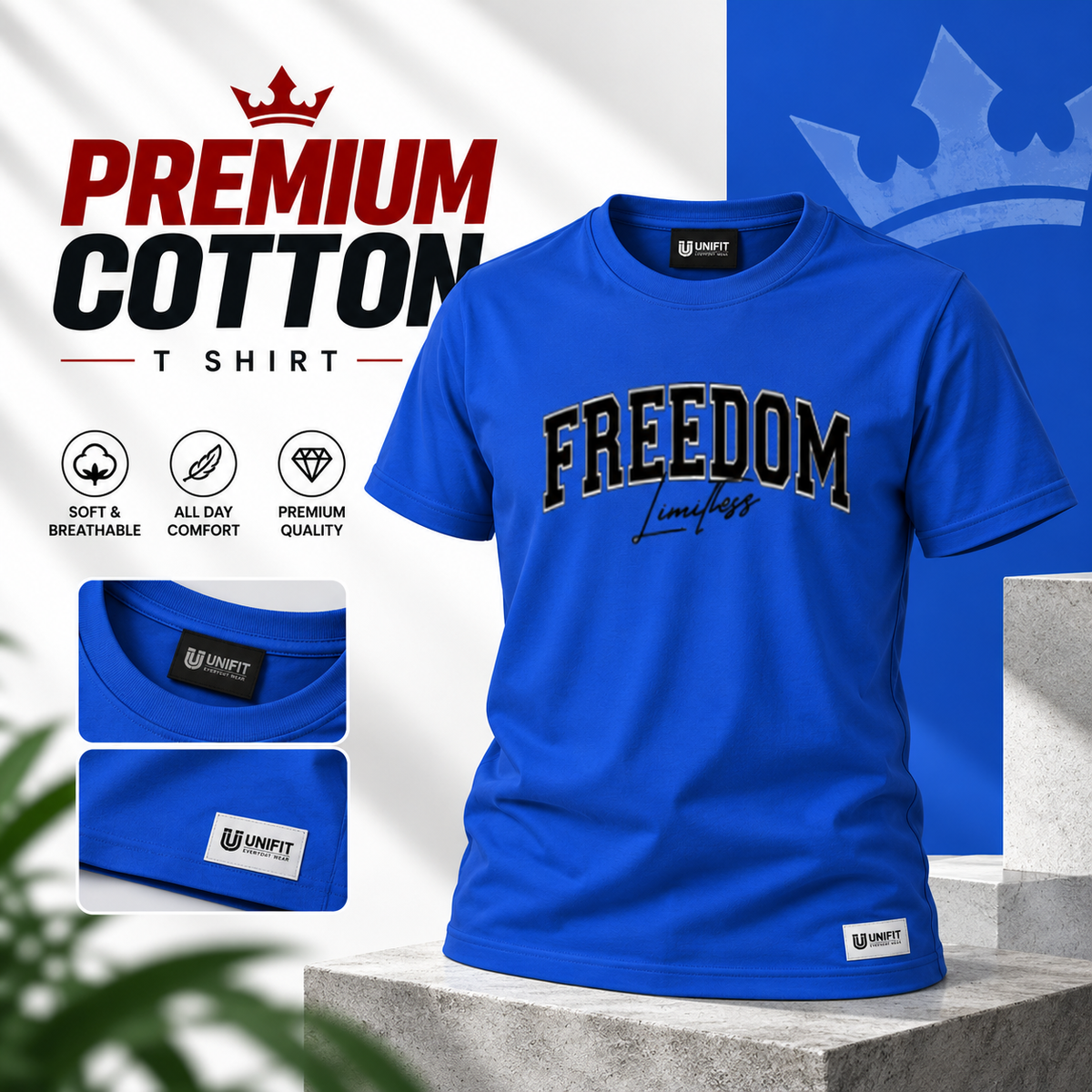 Unisex premium T-shirt-Freedom
