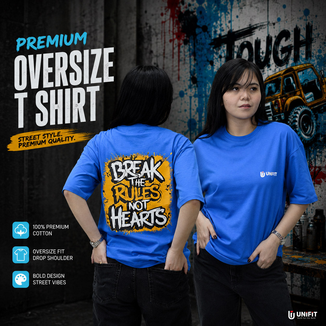 Breack Rules Oversize t shirt
