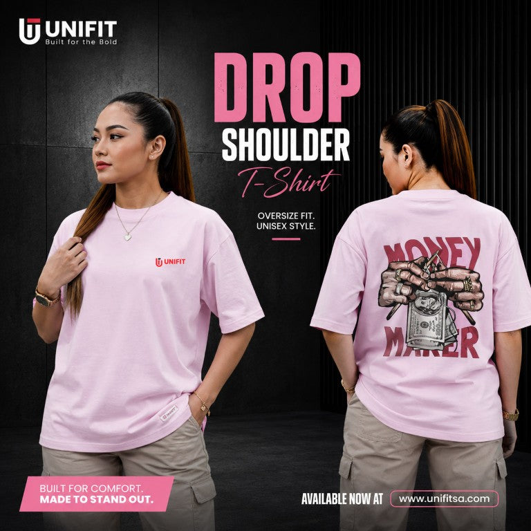 UNIFIT "Money Maker" Oversized Drop Shoulder T-Shirt