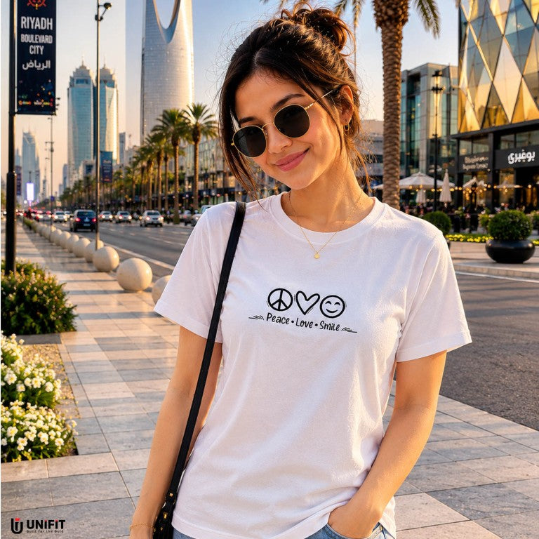 peace love smile t shirt