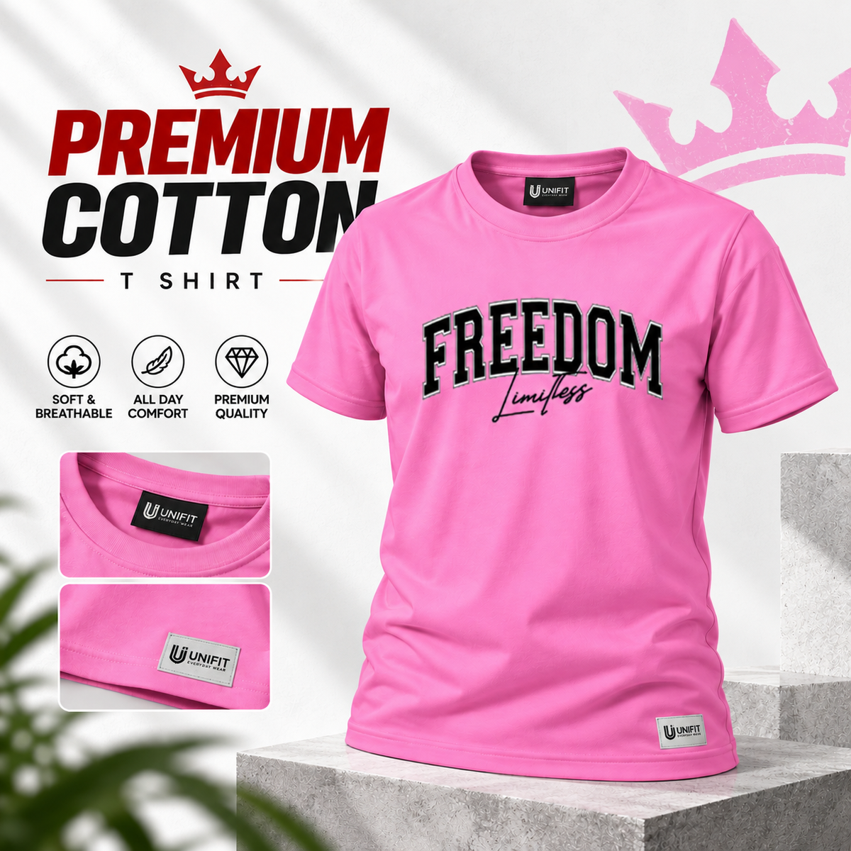 Unisex premium T-shirt-Freedom