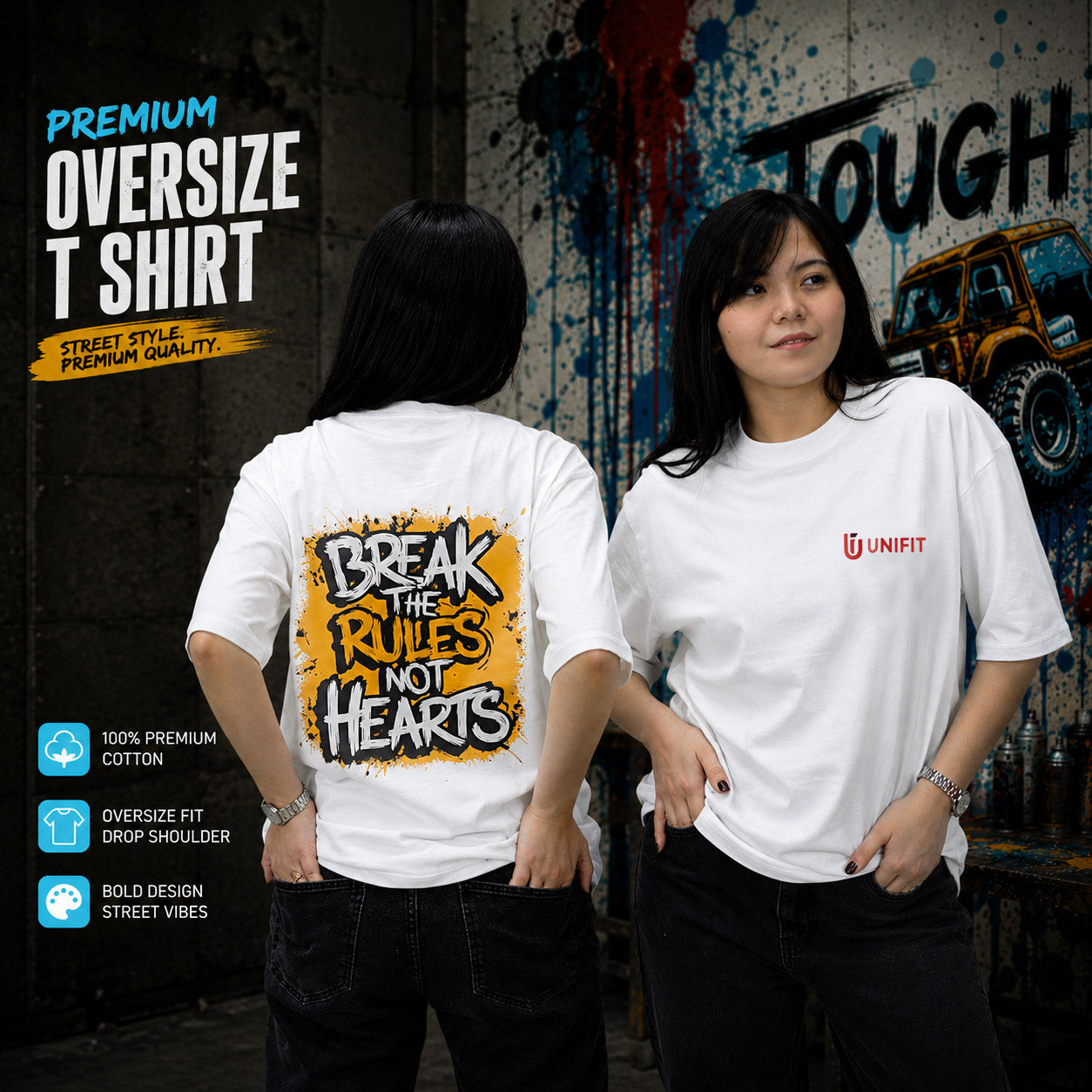 Breack Rules Oversize t shirt